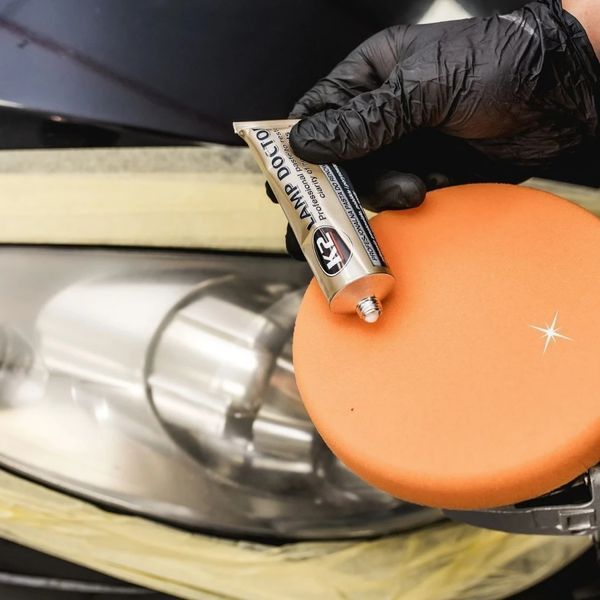 Паста для полировки и восстановления автомобильных фар K2 Lamp Doctor 60 мл (L3050) реставратор прозрачности пластика GPL-K20108 фото