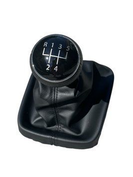 Volkswagen Golf V (03-08) ручка КПП переключения передач 5 ступка + чехол + рамка, 1K0711113AH, Гольф 5 МТ-9622s5 фото