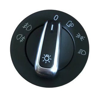 VW Jetta (06-09) перемикач світла фар ХРОМ 1K0941431N, Фольксваген Джетта МТ-5621-1 фото
