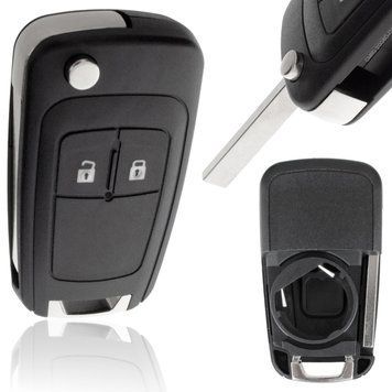 Корпус ключа 2 кнопки Opel ADAM, ASTRA J CASCADA, CORSA E, GRANDLAND, INSIGNIA A/B, KARL, MERIVA A/B, MOKKA, MOVANO A/B ZAFIRA B/C МТ-4945-2 фото